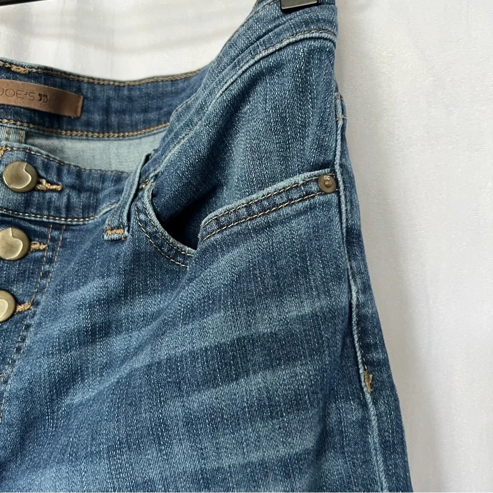 Joe's Jeans High Rise Skinny  Medium Wash Denim Size 32 - Picture 4 of 15